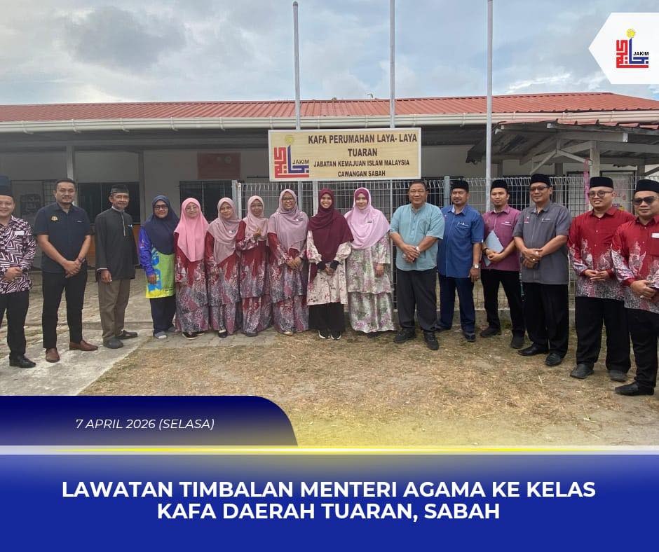 LAWATAN TIMBALAN MENTERI AGAMAKE KELAS KAFA DAERAH TUARAN, SABAH